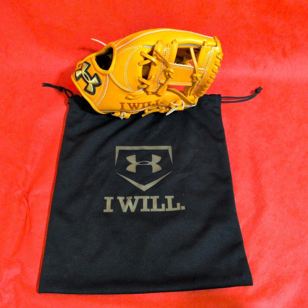 【良品】UNDER ARMOUR★IWILL★QBB0249／軟式グラブ／内野手
