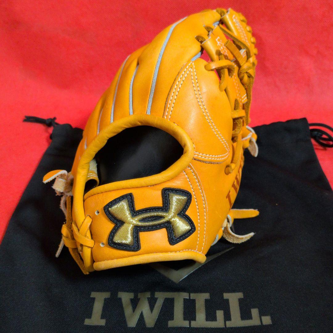 【良品】UNDER ARMOUR★IWILL★QBB0249／軟式グラブ／内野手