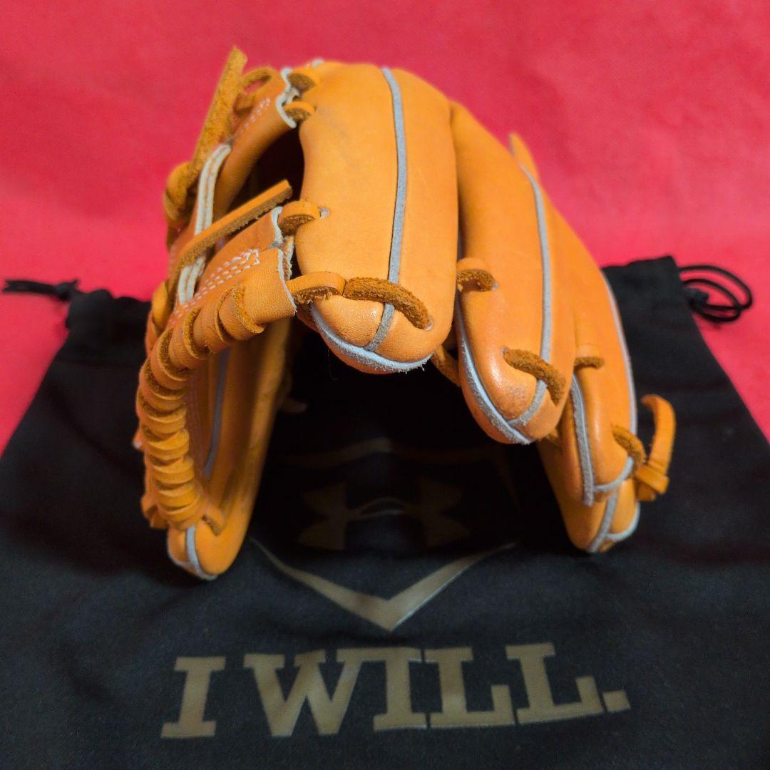 【良品】UNDER ARMOUR★IWILL★QBB0249／軟式グラブ／内野手