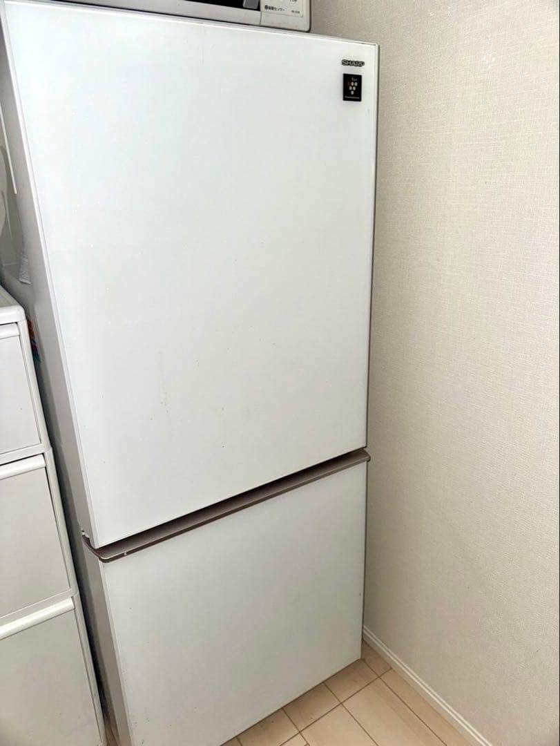 (ぷじこ) シャープ冷蔵庫 右開き SJ-GD14D-W