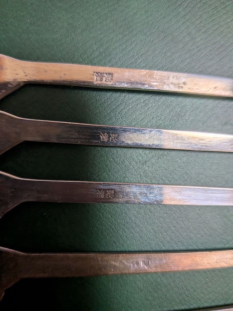 【銀製】菓子楊枝　5本合計23.2g!!