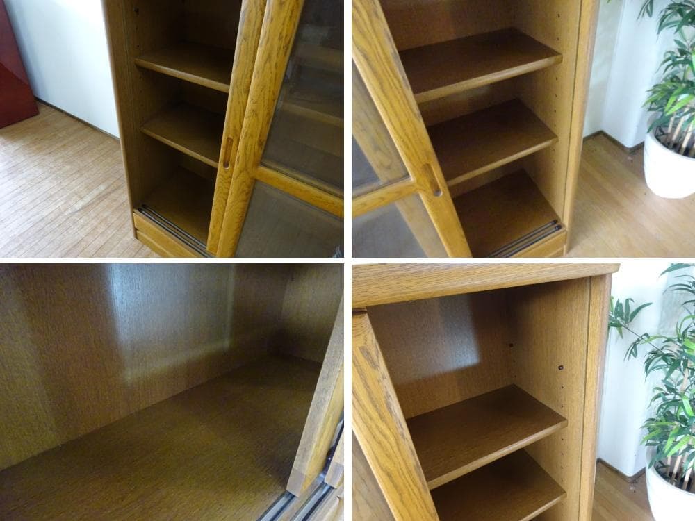 *ΘsunΘ*　浜本工芸　№.8600　書棚H　W85　本棚　飾り棚　美品