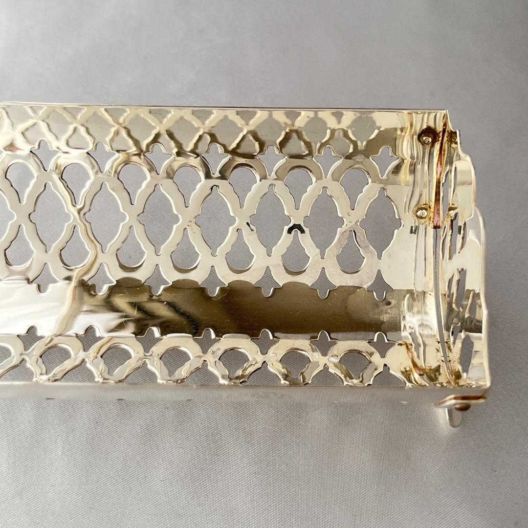 【英国】マカロンスタンド / ビスケットホルダー 【シルバープレート】