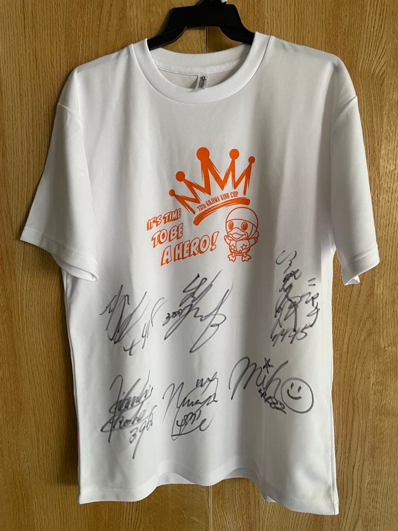 児島キングカップ　ドリームメンバー直筆サインTシャツ
