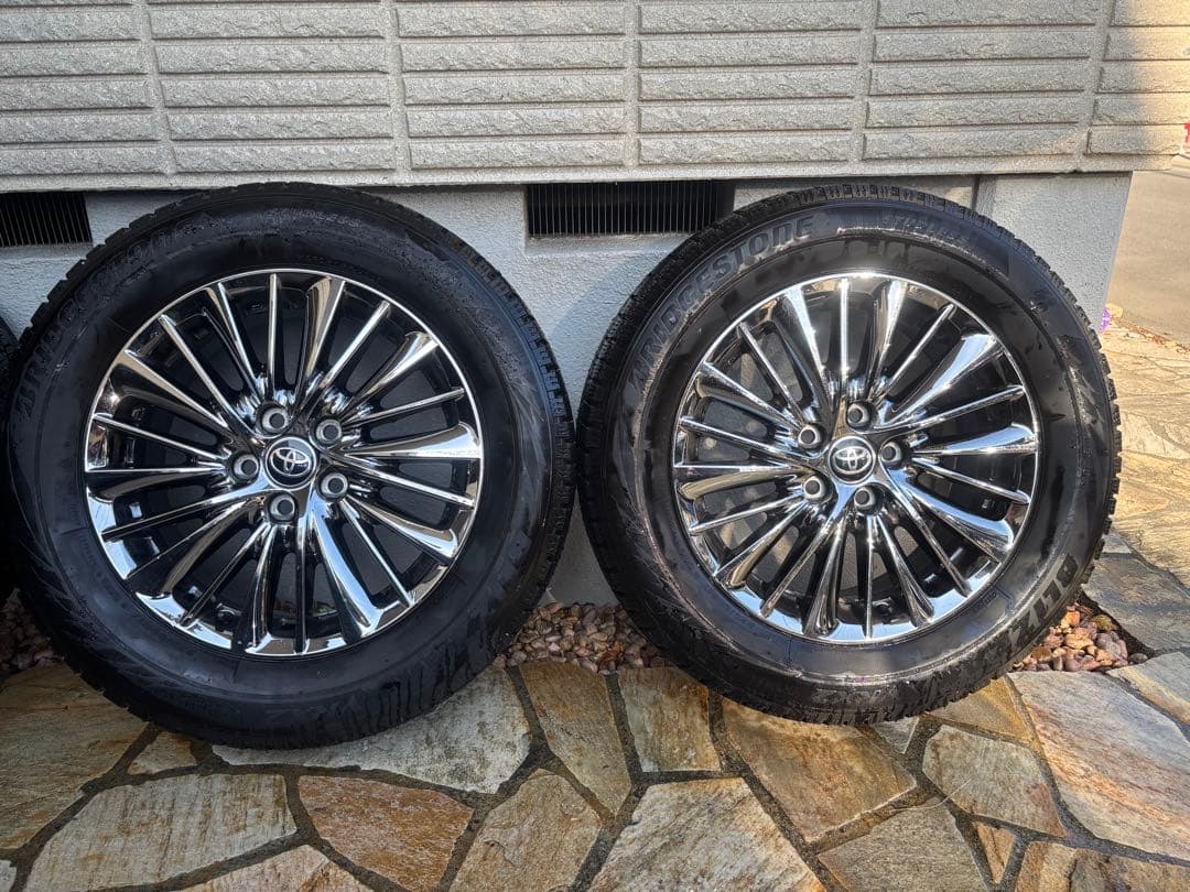 【早期売却希望】エグゼクティブラウンジ純正アルミホイールスタッドレスセット