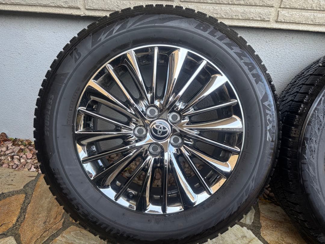 【早期売却希望】エグゼクティブラウンジ純正アルミホイールスタッドレスセット