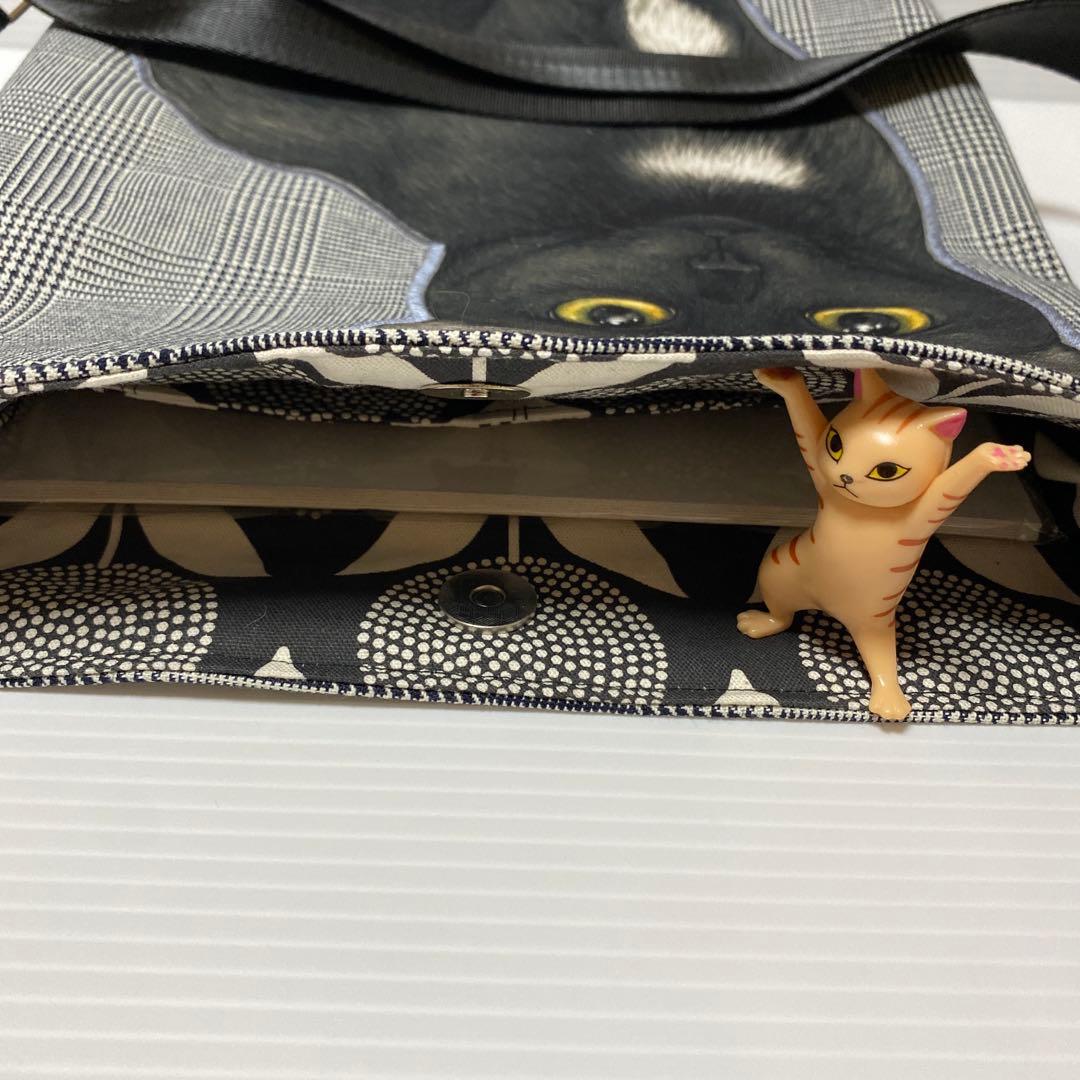 ゆ*ら様 ワンショルダートートバッグ コヤンイサムチョン　黒猫A