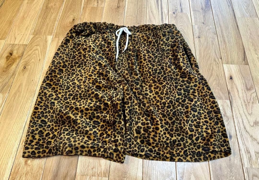 US三軒茶屋 オリジナル ファー仕様 レオパード イージーショーツ