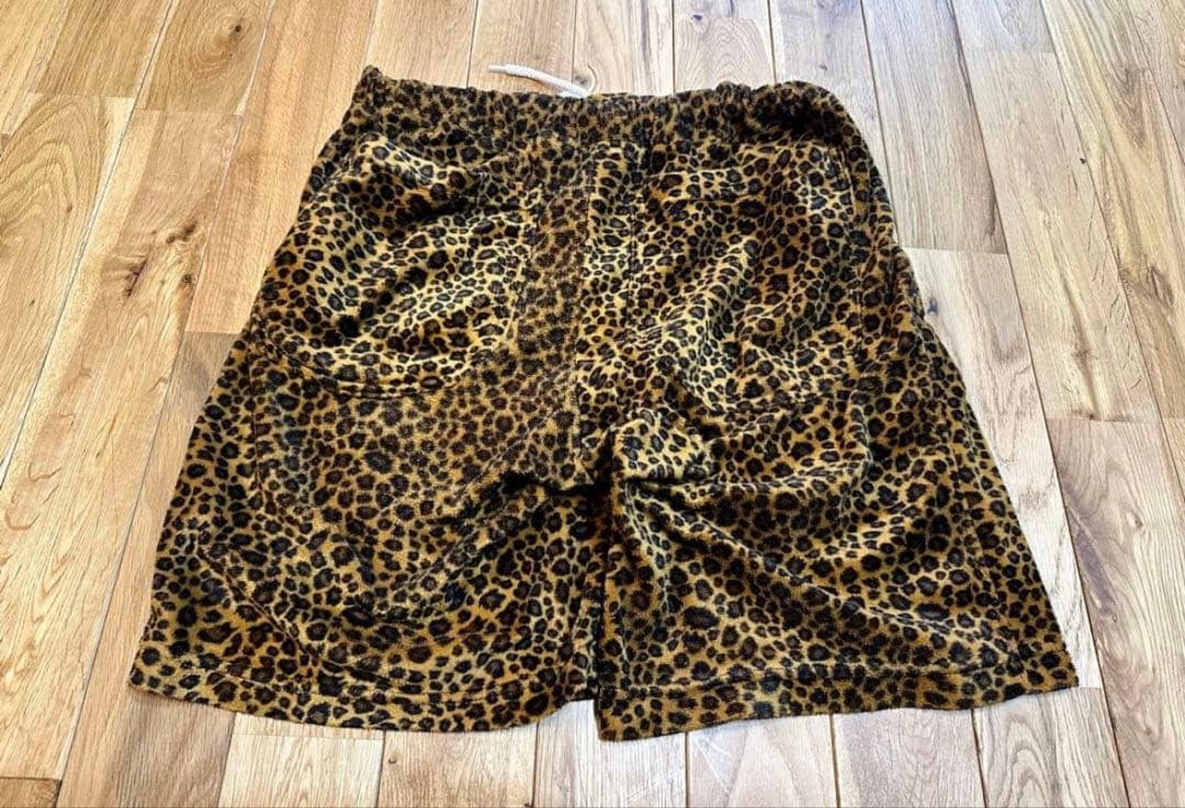 US三軒茶屋 オリジナル ファー仕様 レオパード イージーショーツ
