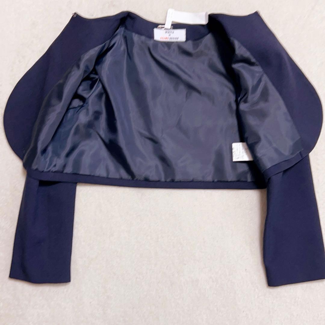 美品　ワルツバイビームス　アンサンブル　女の子　130cm パープル　紫　花柄