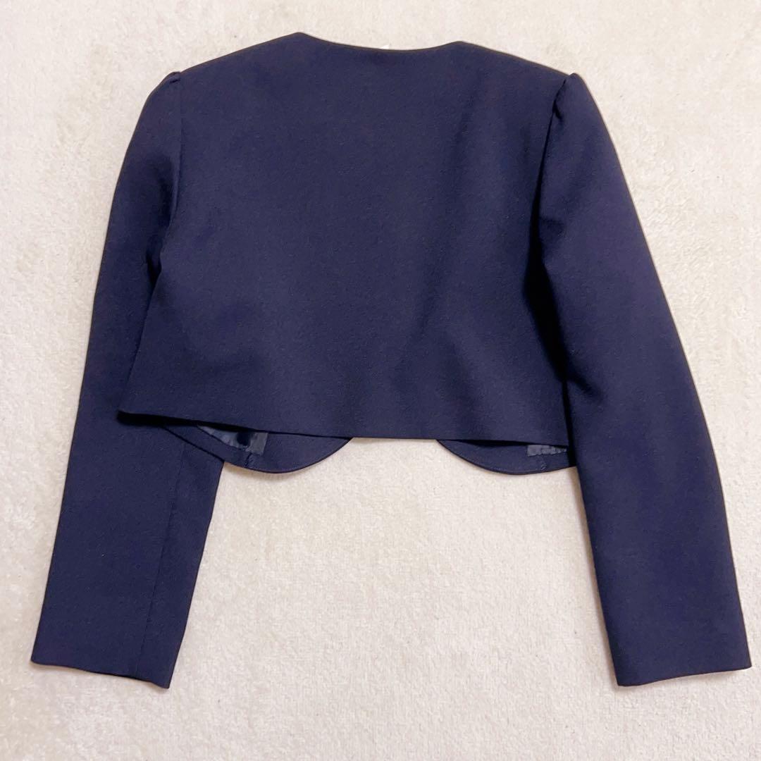 美品　ワルツバイビームス　アンサンブル　女の子　130cm パープル　紫　花柄