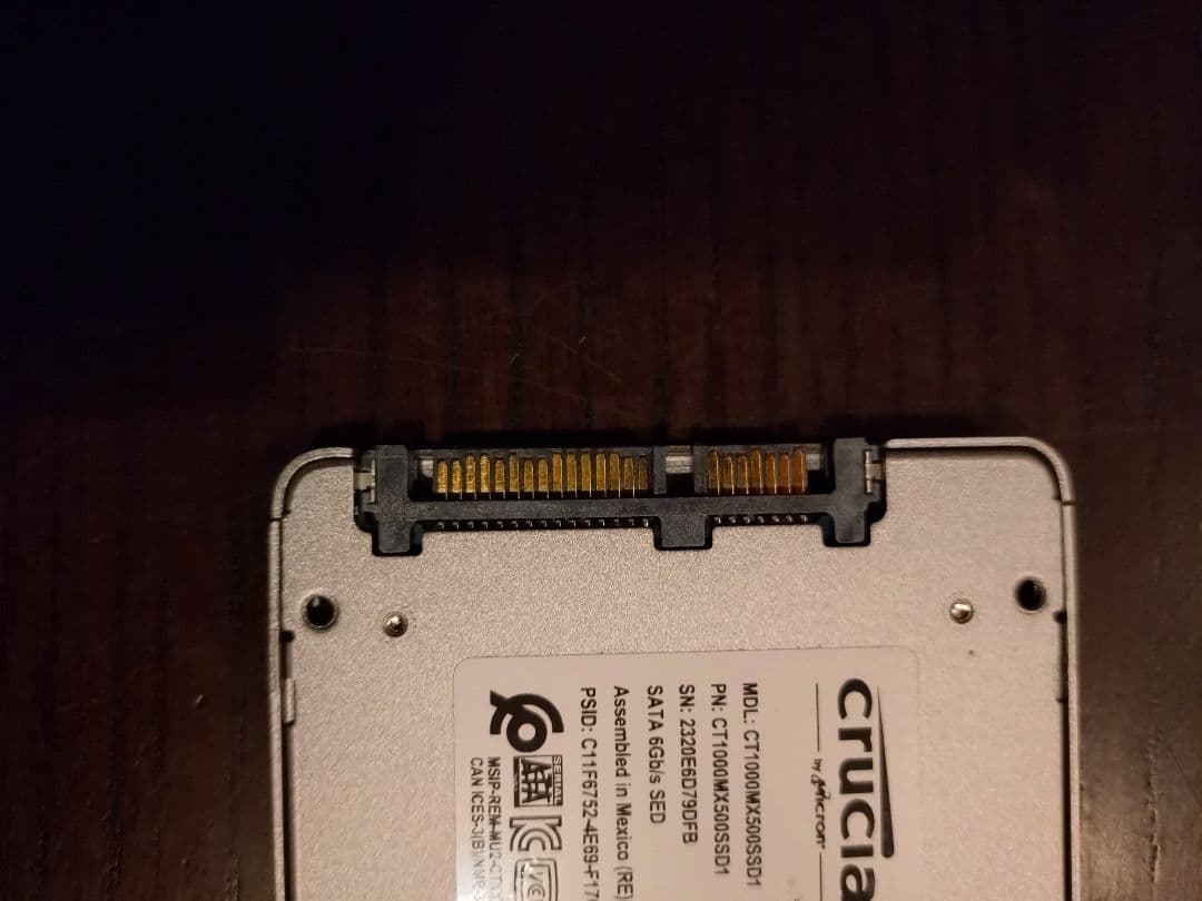 Crucial MX500 2.5インチ SSD　1000gb 1TB