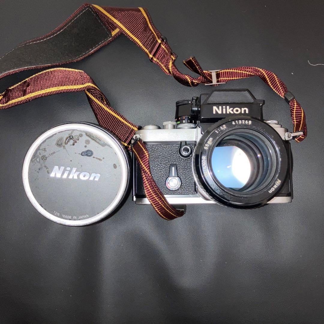※訳あり　超特価　Nikon F2 一眼レフ　Nikkor 55mm 望遠レンズ