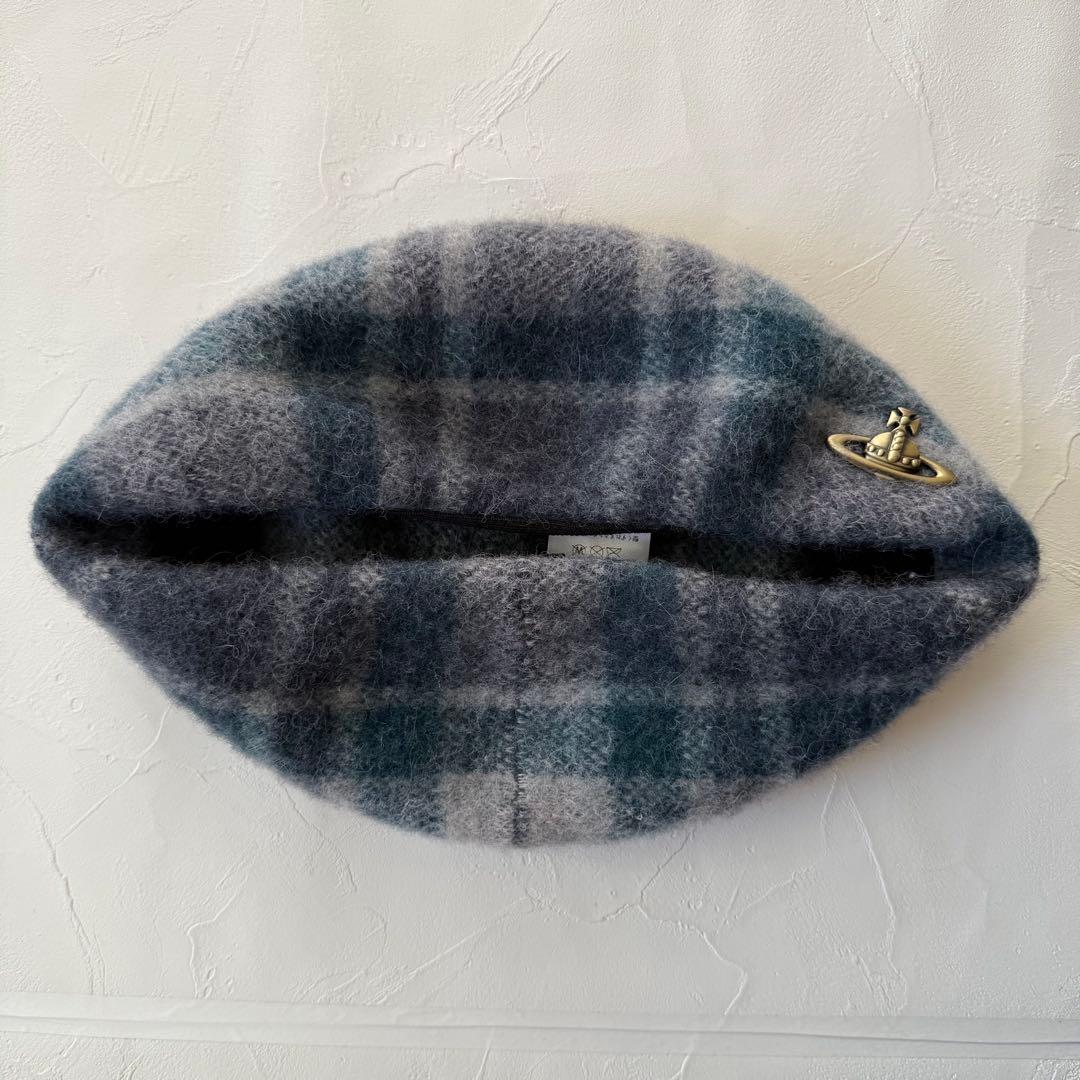 【良品】ヴィヴィアンウエストウッド　ベレー帽　アルパカ　ウール　ゴールドオーブ