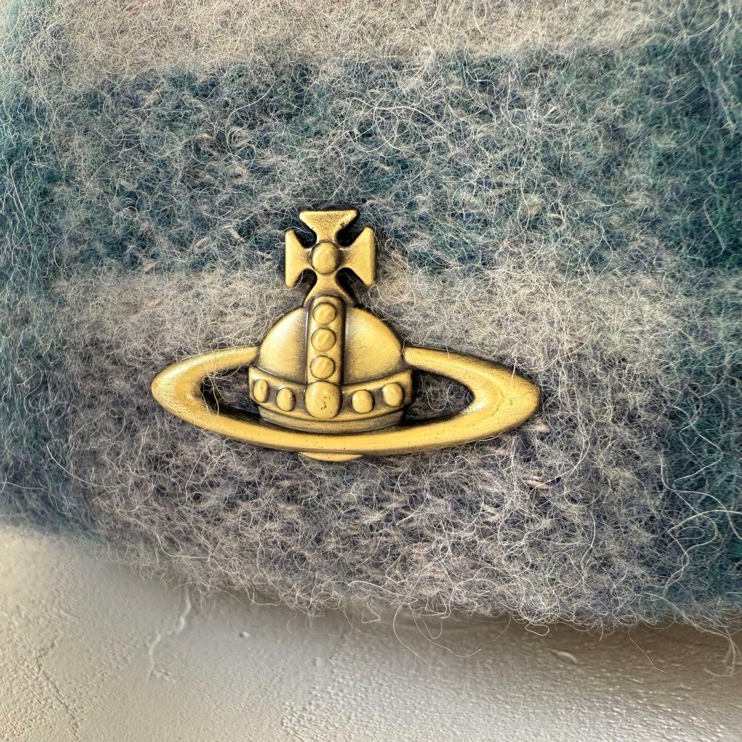 【良品】ヴィヴィアンウエストウッド　ベレー帽　アルパカ　ウール　ゴールドオーブ