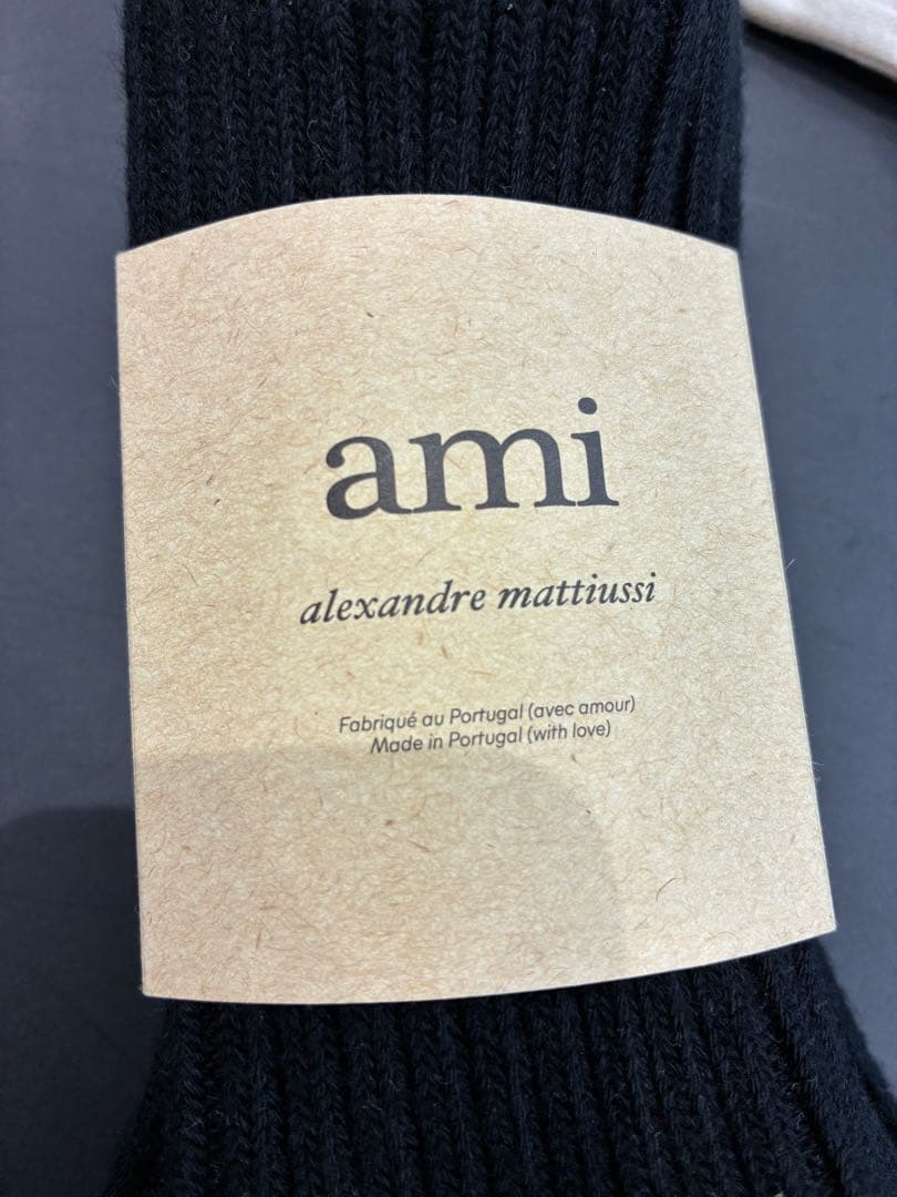 【新品未使用品】Ami Paris ソックス3足組 USC003