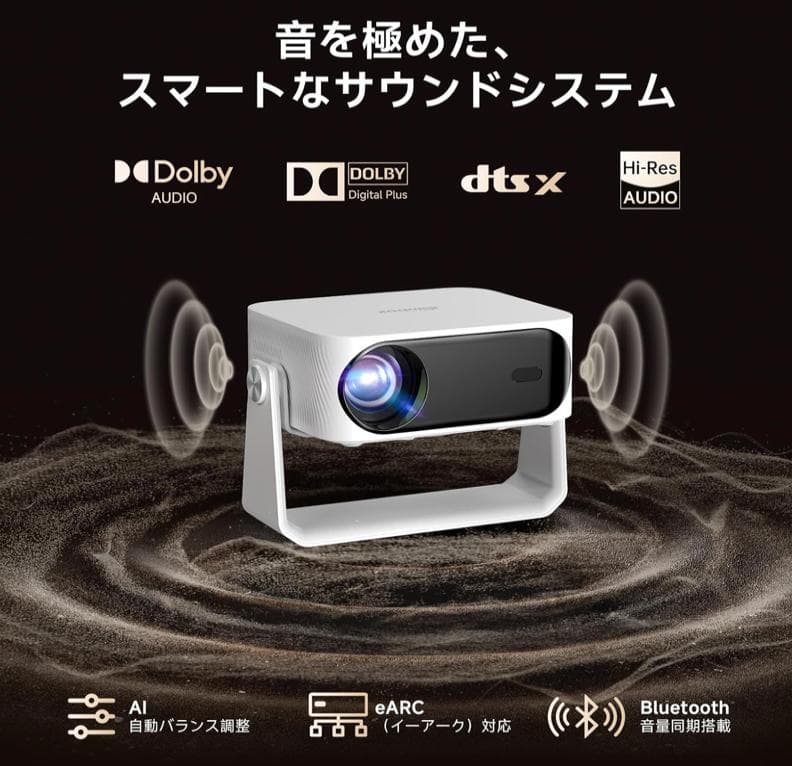 Netflix公式認証 　プロジェクター 1200ASNI オートフォーカス