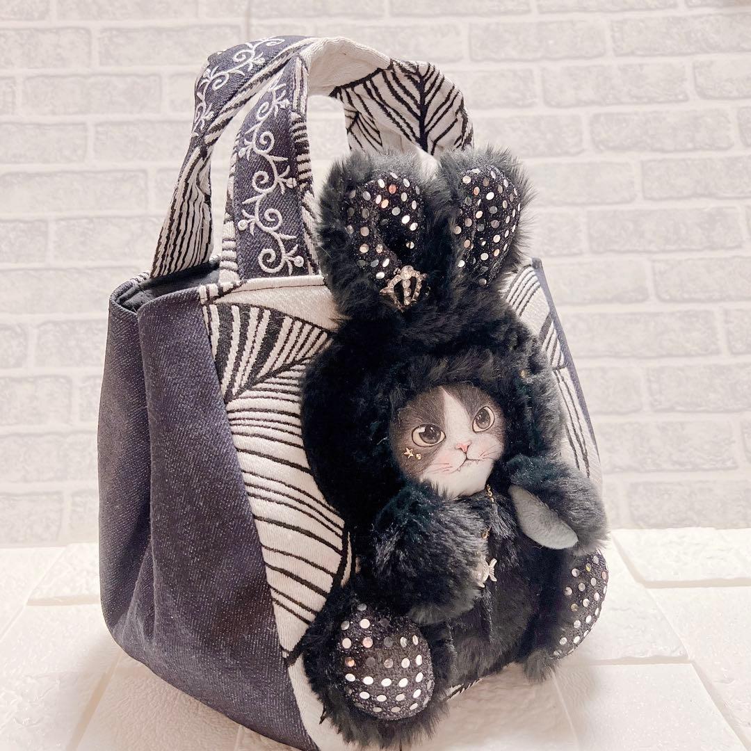 コヤンイサムチョン ハンドメイド トートバッグ ジョーズ うさ耳 猫 ちゃん