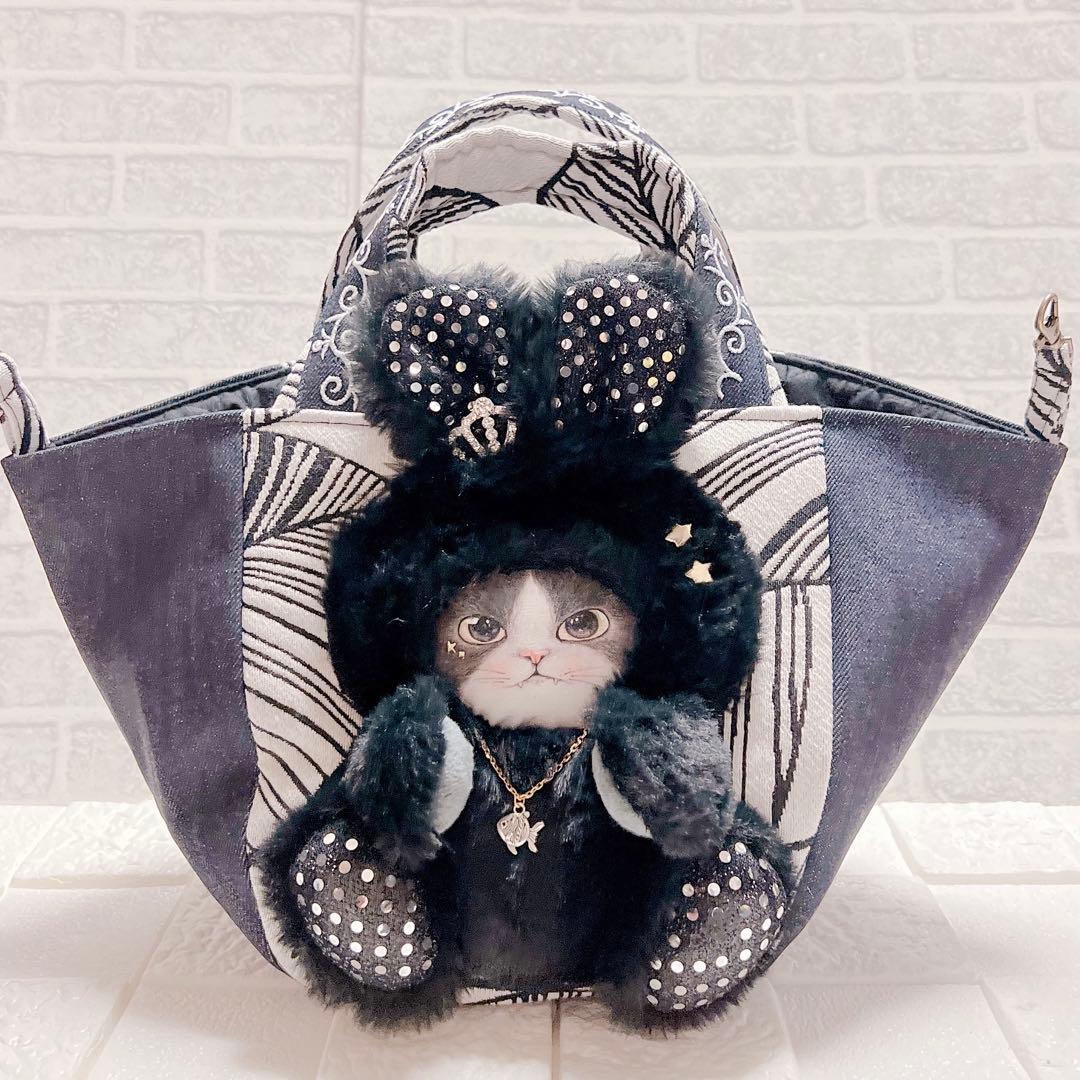 コヤンイサムチョン ハンドメイド トートバッグ ジョーズ うさ耳 猫 ちゃん