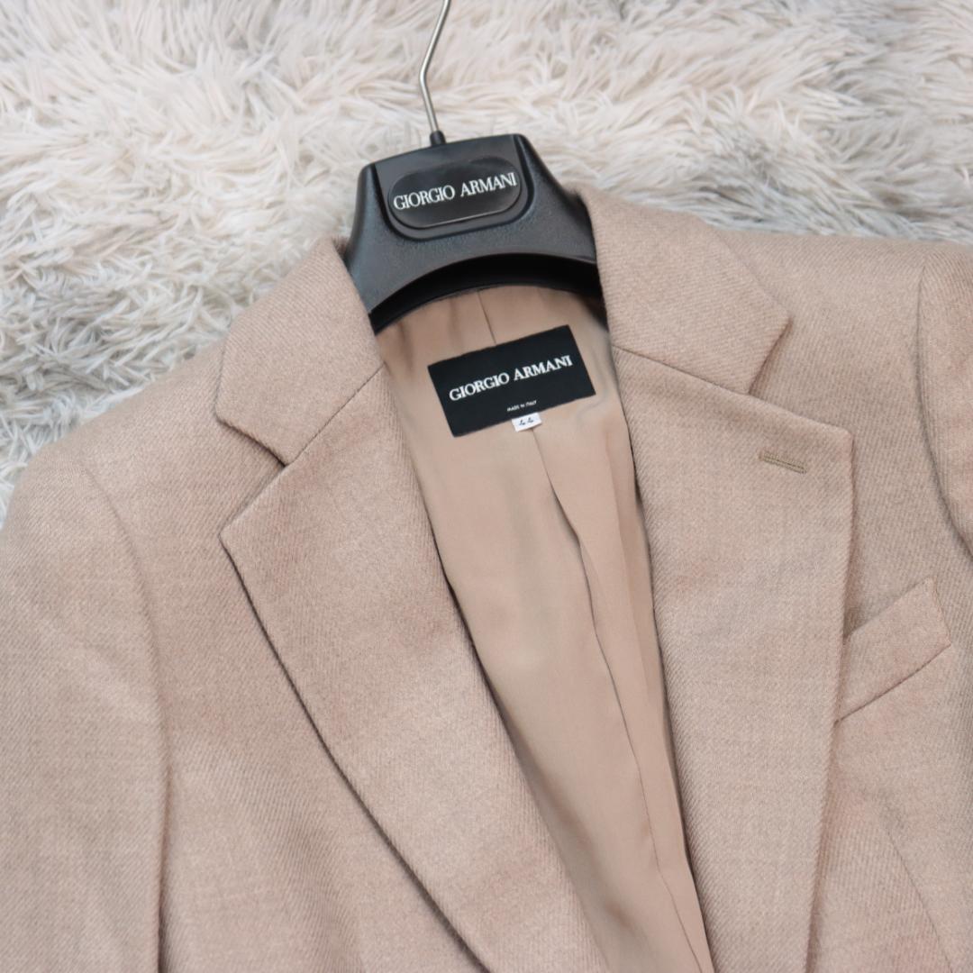 GIORGIO ARMANIテーラード　ジャケット　カシミヤ混　大きいサイズ４４