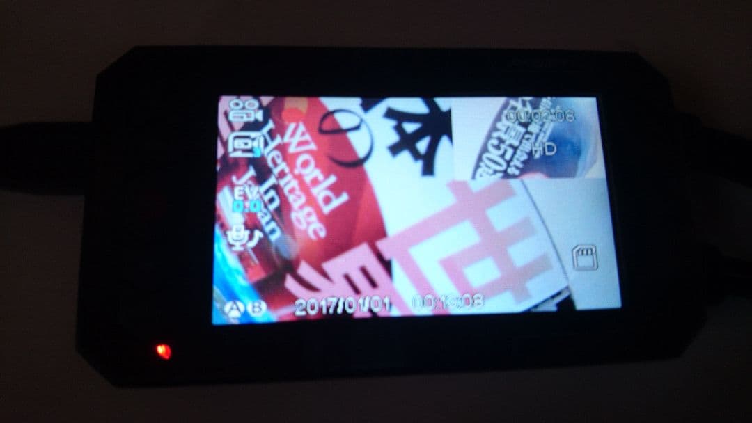 【Sさん専用】キジマ　オートバイ専用　ドライブレコーダー　AD720　Z9-30