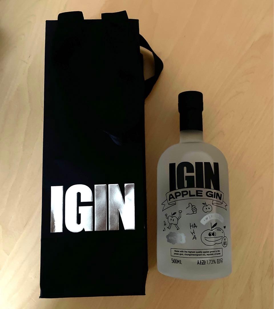 BTS JINのお酒　IGIN Apple GIN