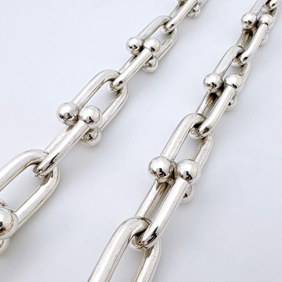 美品 ティファニー ハードウェア グラジュエイテッド ネックレス シルバー925