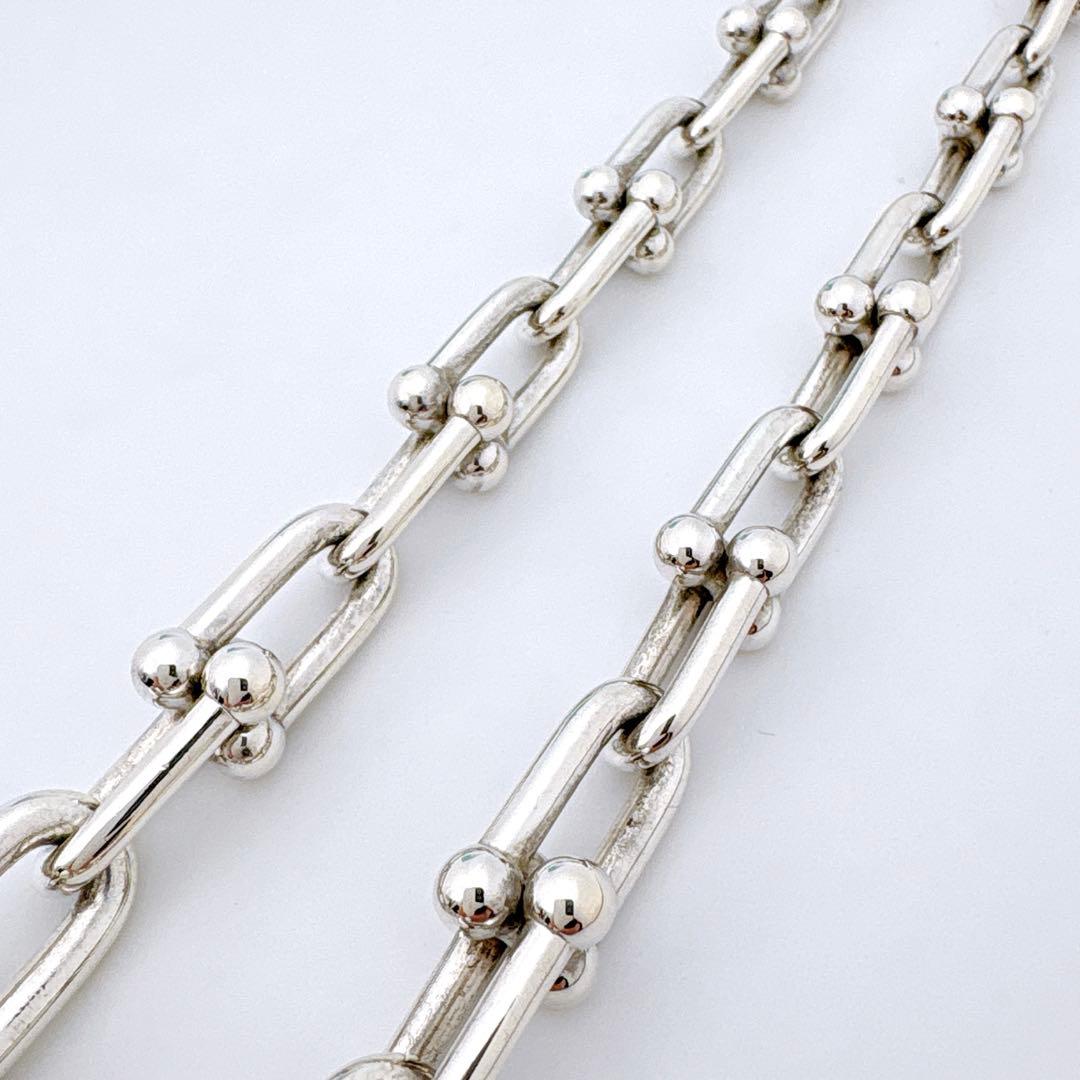 美品 ティファニー ハードウェア グラジュエイテッド ネックレス シルバー925