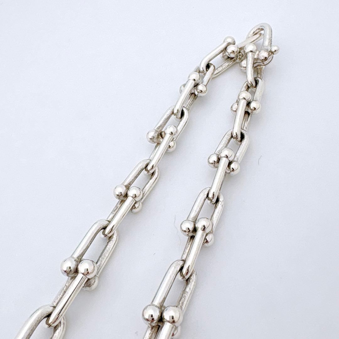 美品 ティファニー ハードウェア グラジュエイテッド ネックレス シルバー925