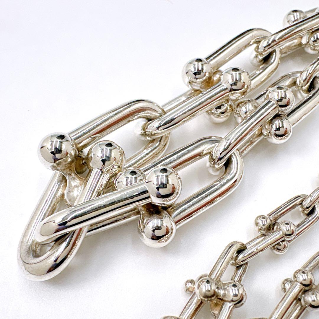 美品 ティファニー ハードウェア グラジュエイテッド ネックレス シルバー925