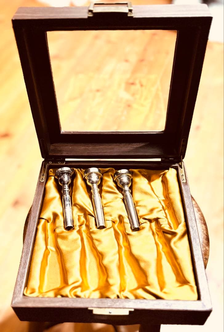 【新品】トランペットorホルンマウスピース収納ボックスケース（保管用）