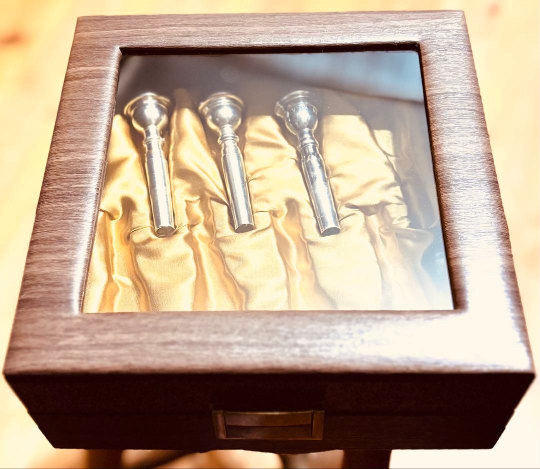 【新品】トランペットorホルンマウスピース収納ボックスケース（保管用）