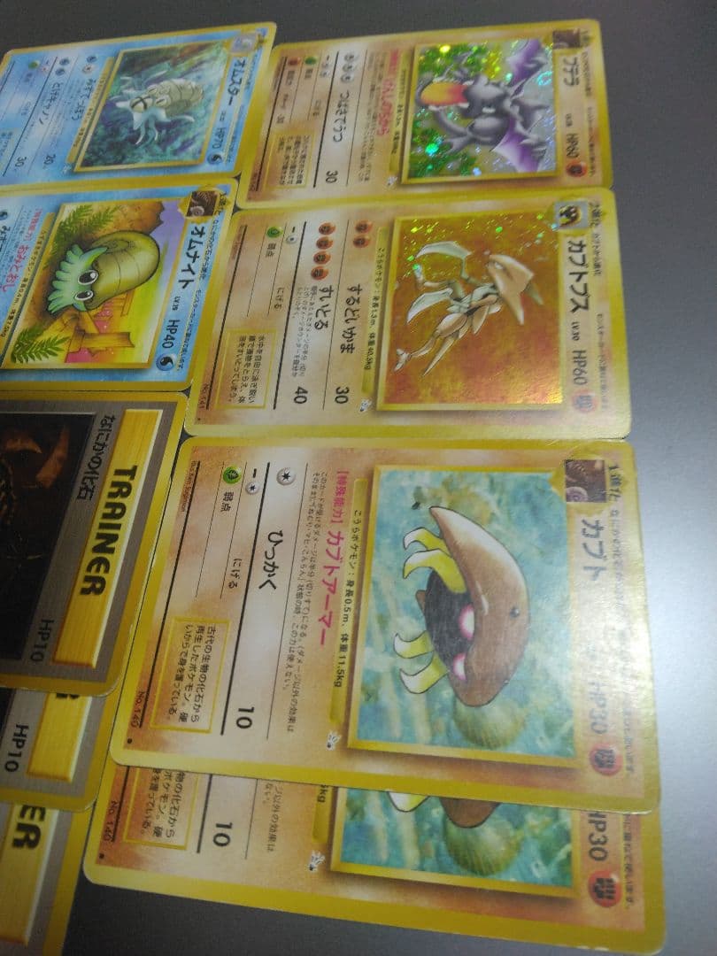 なにかの化石⇒進化:プテラ、カブトプス、オムスター★第3弾拡張パック 化石の秘密