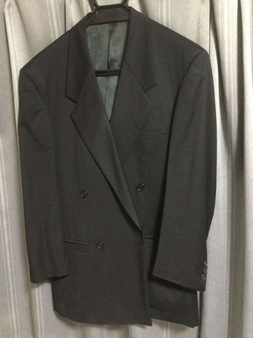 遣唐使アキラ　GIANNI VERSACE ダブルブレストスーツ　ブラック