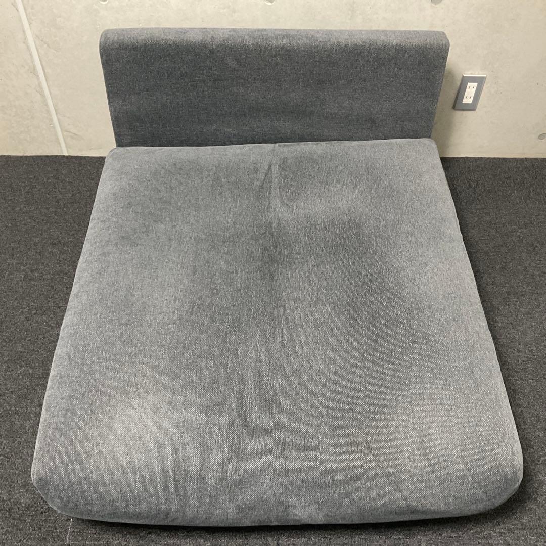 Fumi 幸せになるソファ セミワイド 柔らかめ生地グレー