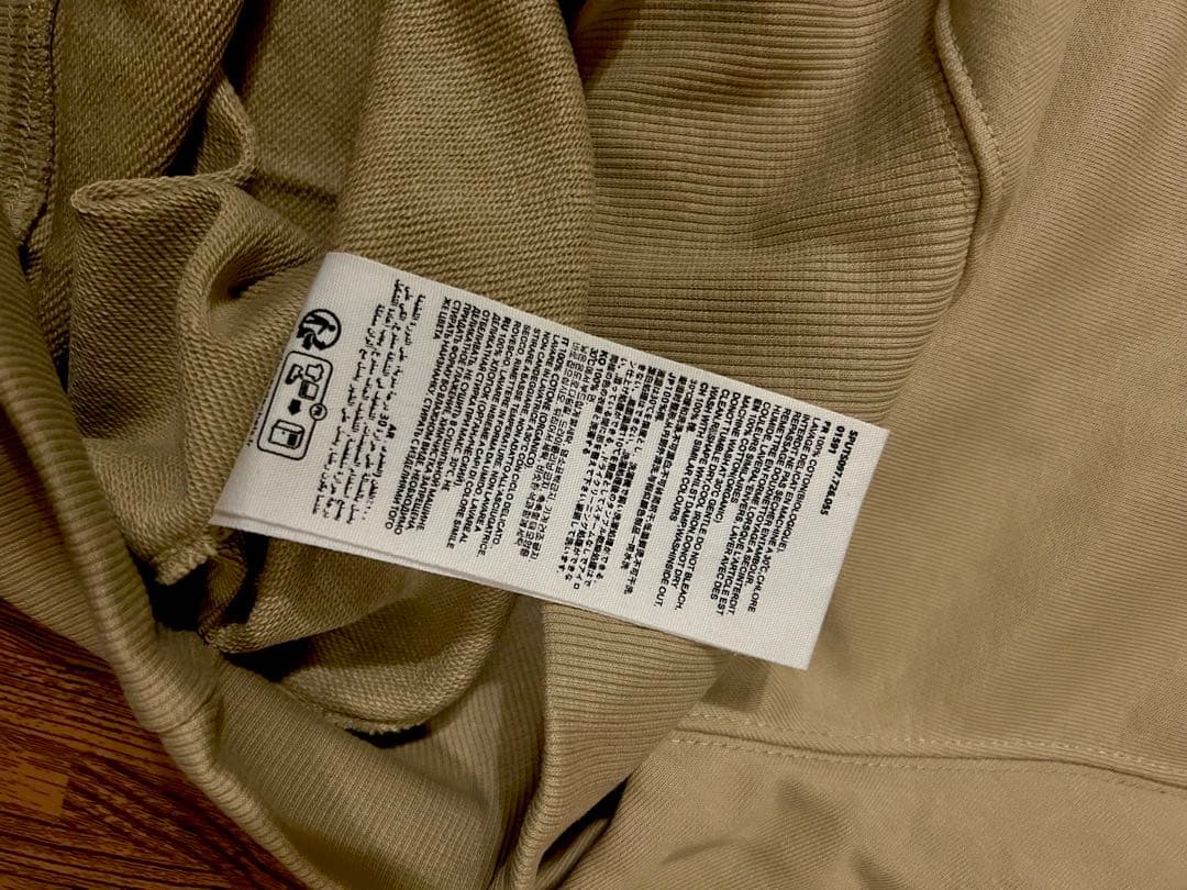 【限定特価】ami スウェット ハート刺繍 カーキ・ベージュ ニット