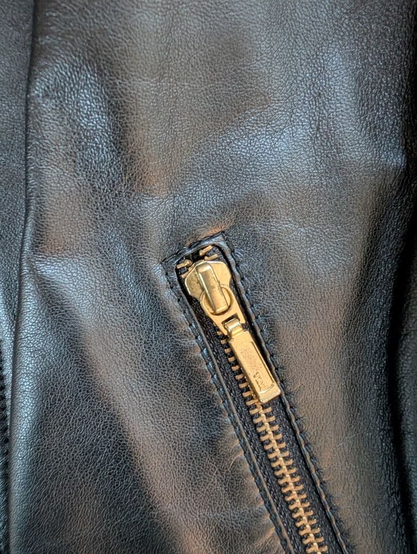 MAX&Co. 黒 レザージャケット シングルライダース