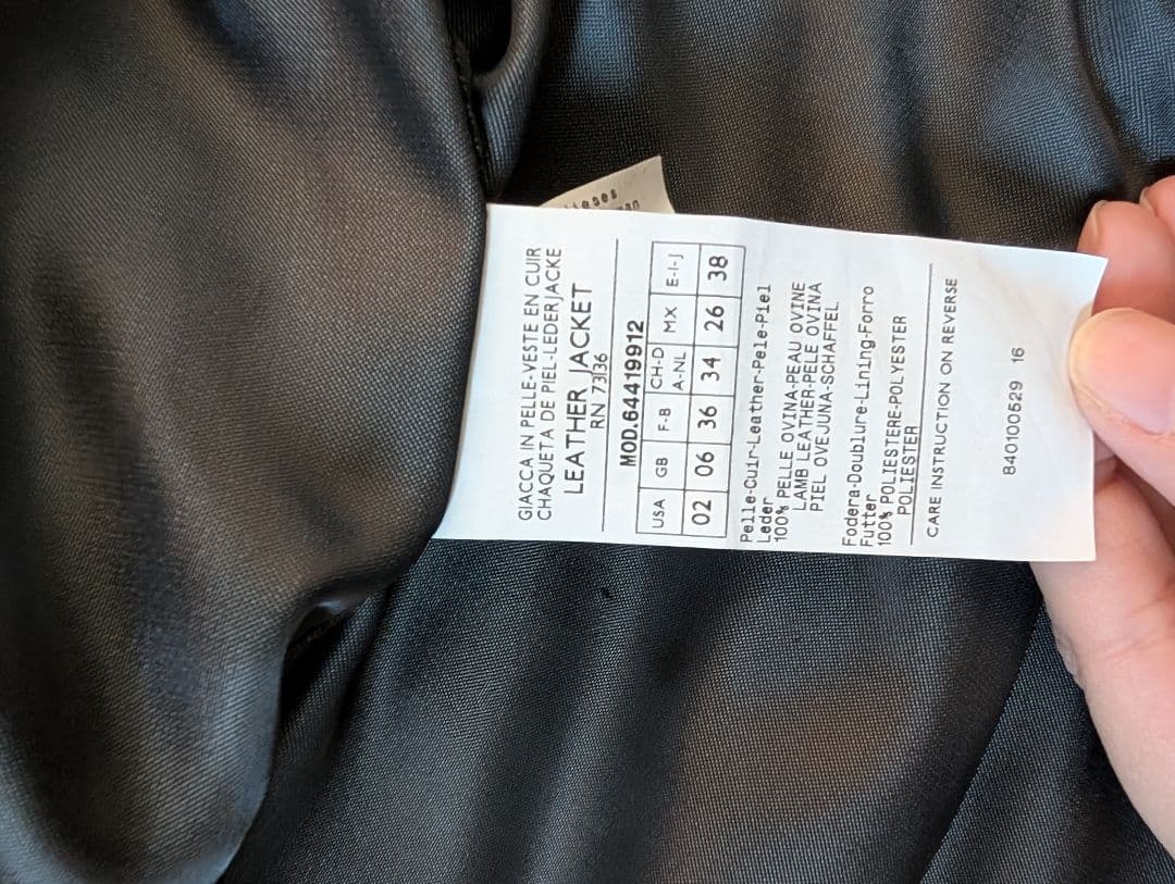 MAX&Co. 黒 レザージャケット シングルライダース