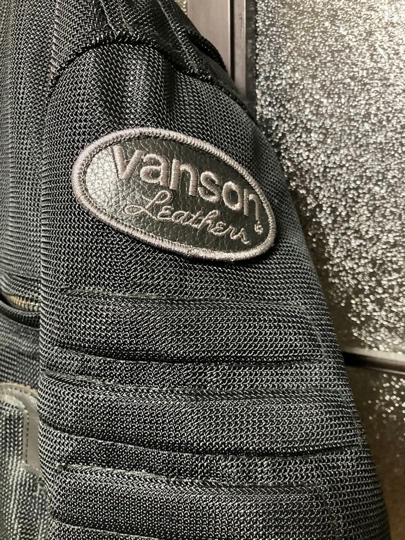 vanson ブラックジャケット メッシュLサイズ