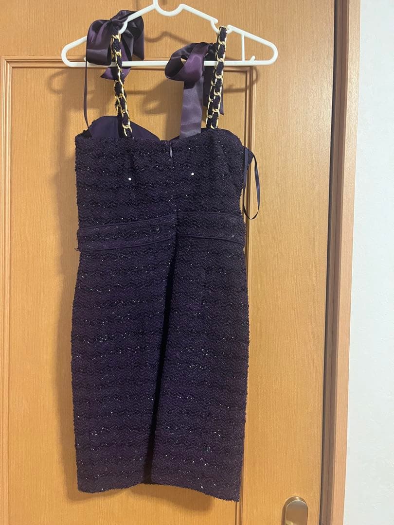 an アン　ドレス　紫　パープル　Mサイズ