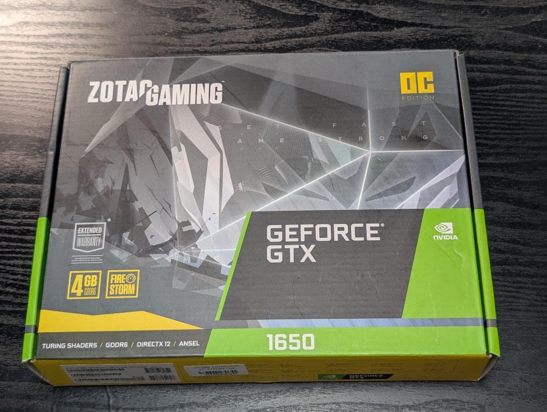 グラフィックボード・グラボ・ビデオカード ZOTAC GAMING GeForce GTX 1650 OC GDDR6