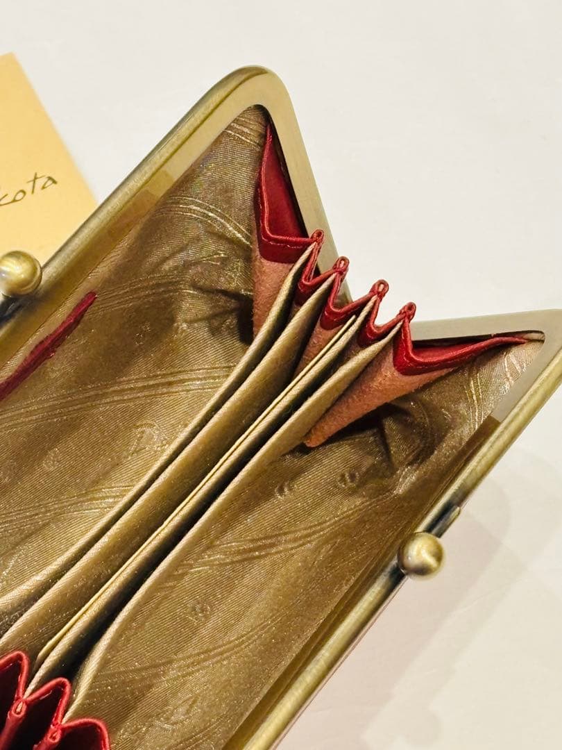 新品　ダコタ　アロマティコ　被せ　長財布　本革　22000円