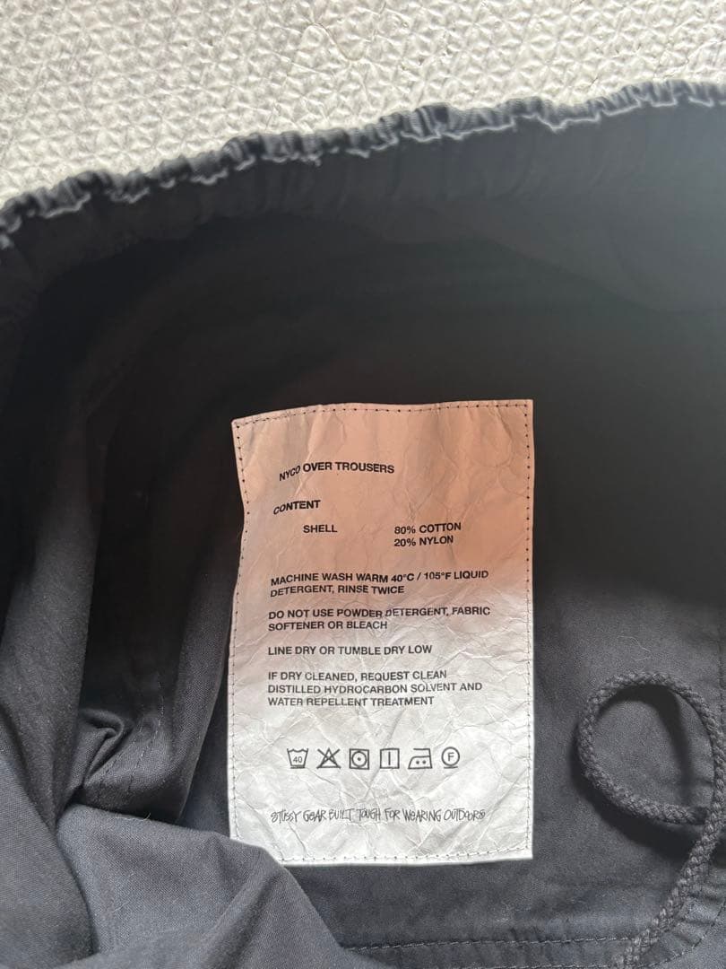 パンツ stussy nyco over trousers