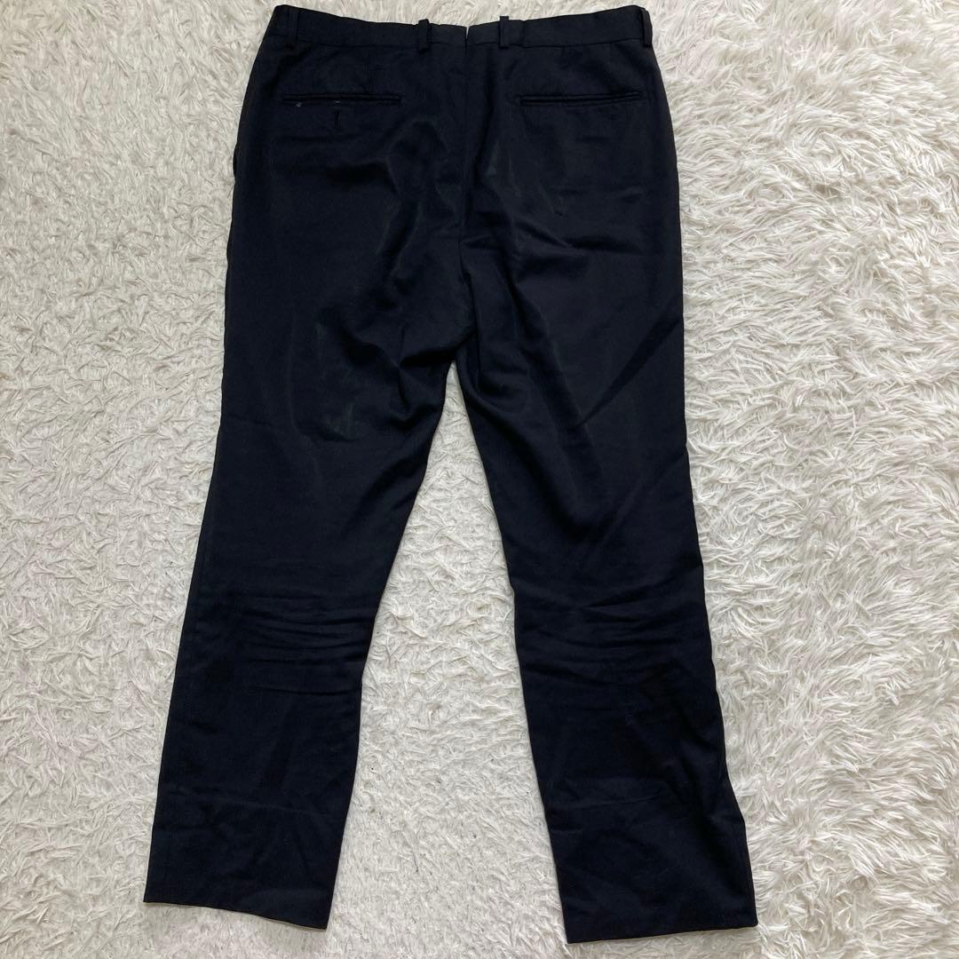 青山 セットアップ スーツ L AB5 3ピース ビジネス ベスト ブラック