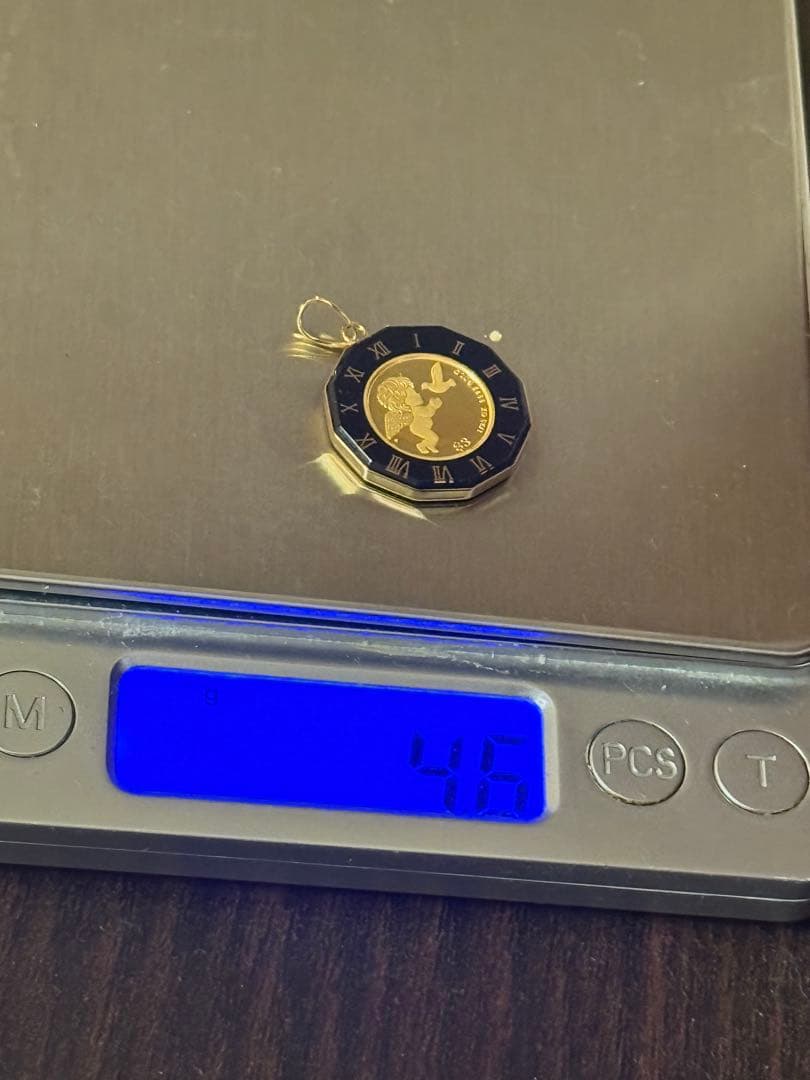 24金/18金エリザベス2世 オクタゴナルペンダント