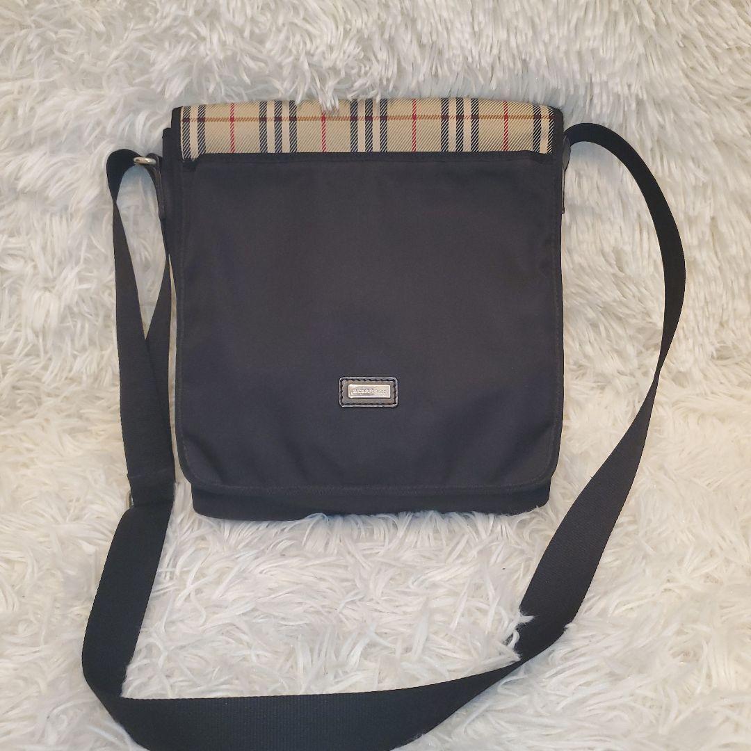 ⭐極美⭐BURBERRY LONDON ノバチェック ミニ メッセンジャーバッグ