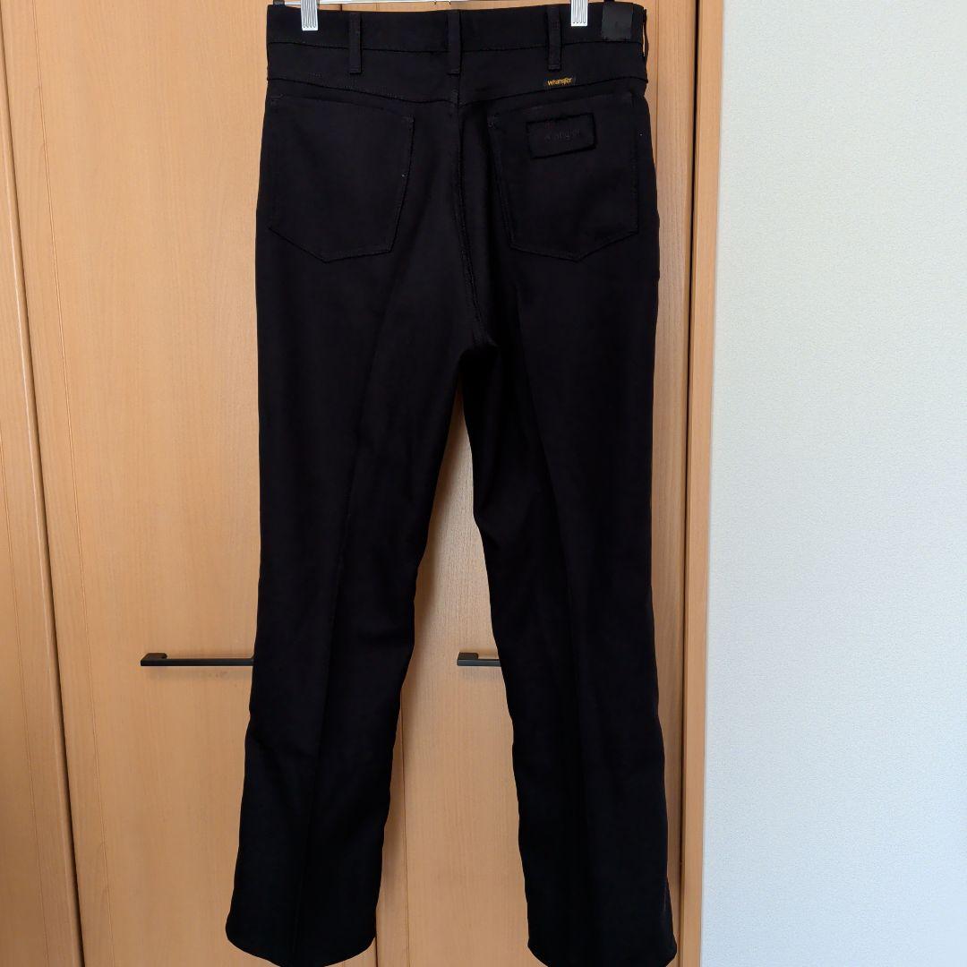 wrangler×n.hollywood 黒 スラックス ストレートフィット