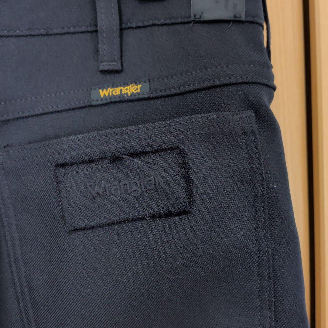 wrangler×n.hollywood 黒 スラックス ストレートフィット