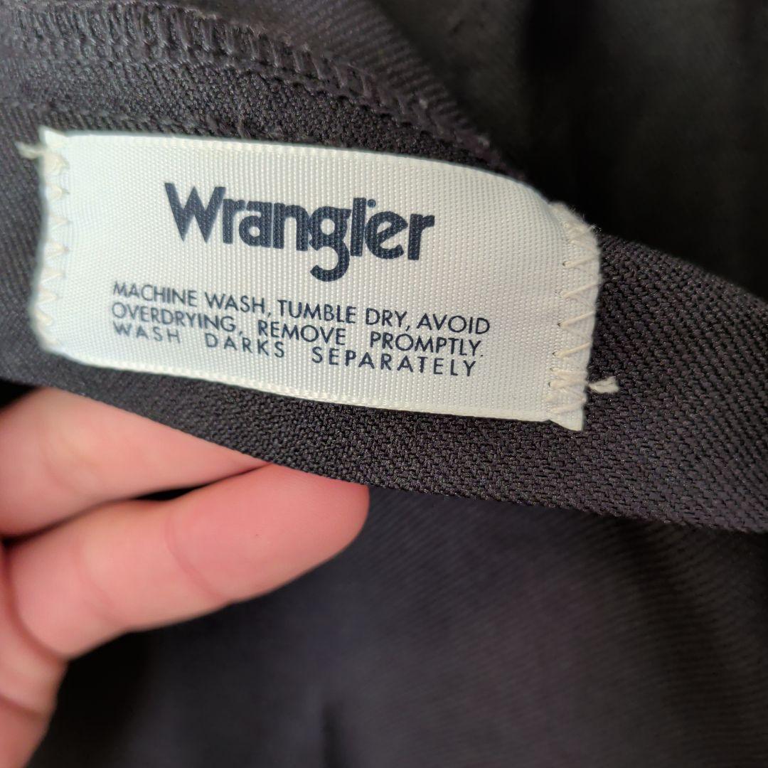 wrangler×n.hollywood 黒 スラックス ストレートフィット