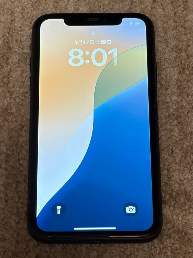 Apple iPhone 11 ブラック 128GB 初期化済 バッテリー67%